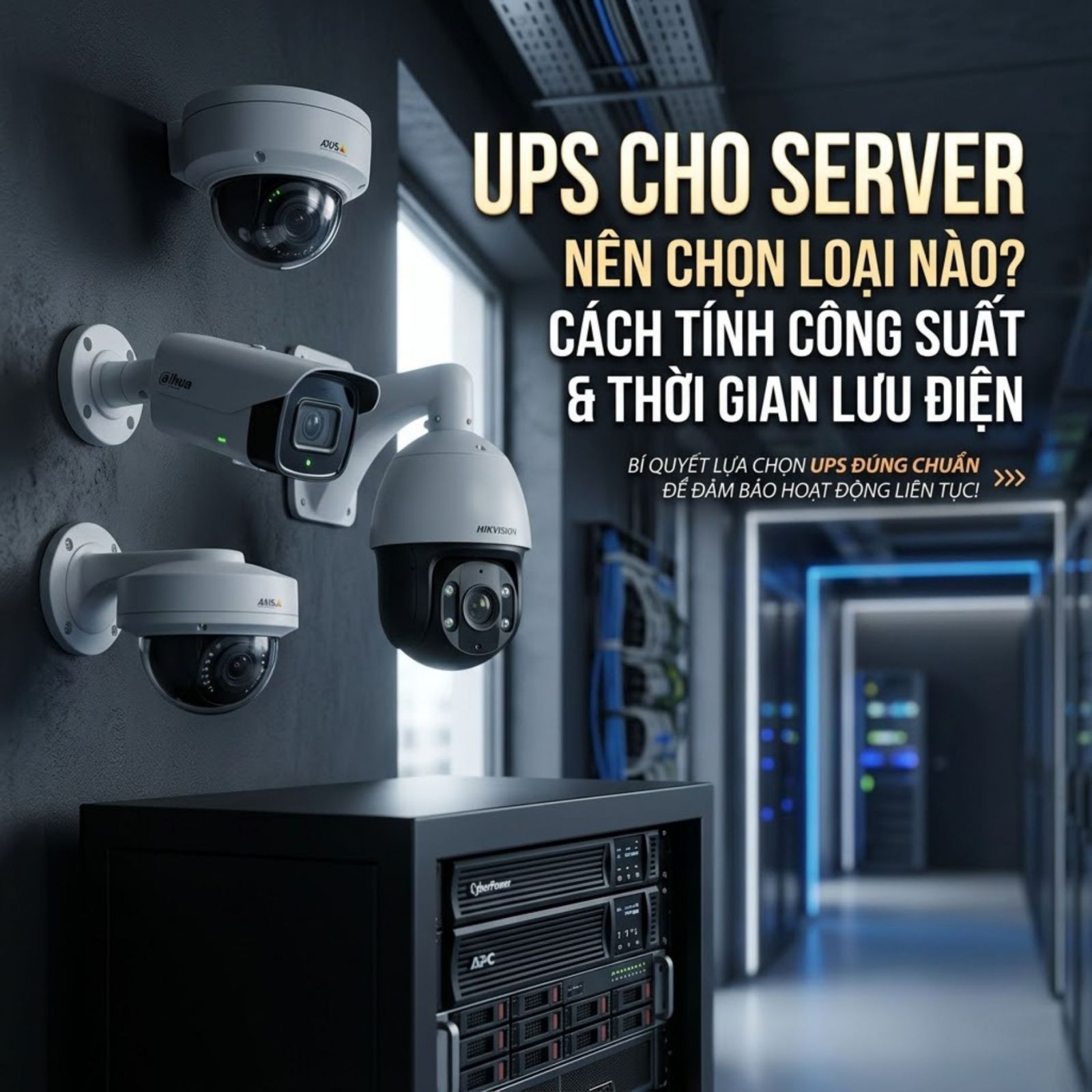 Máy cấp điện cho server - Hợp Thành Thịnh