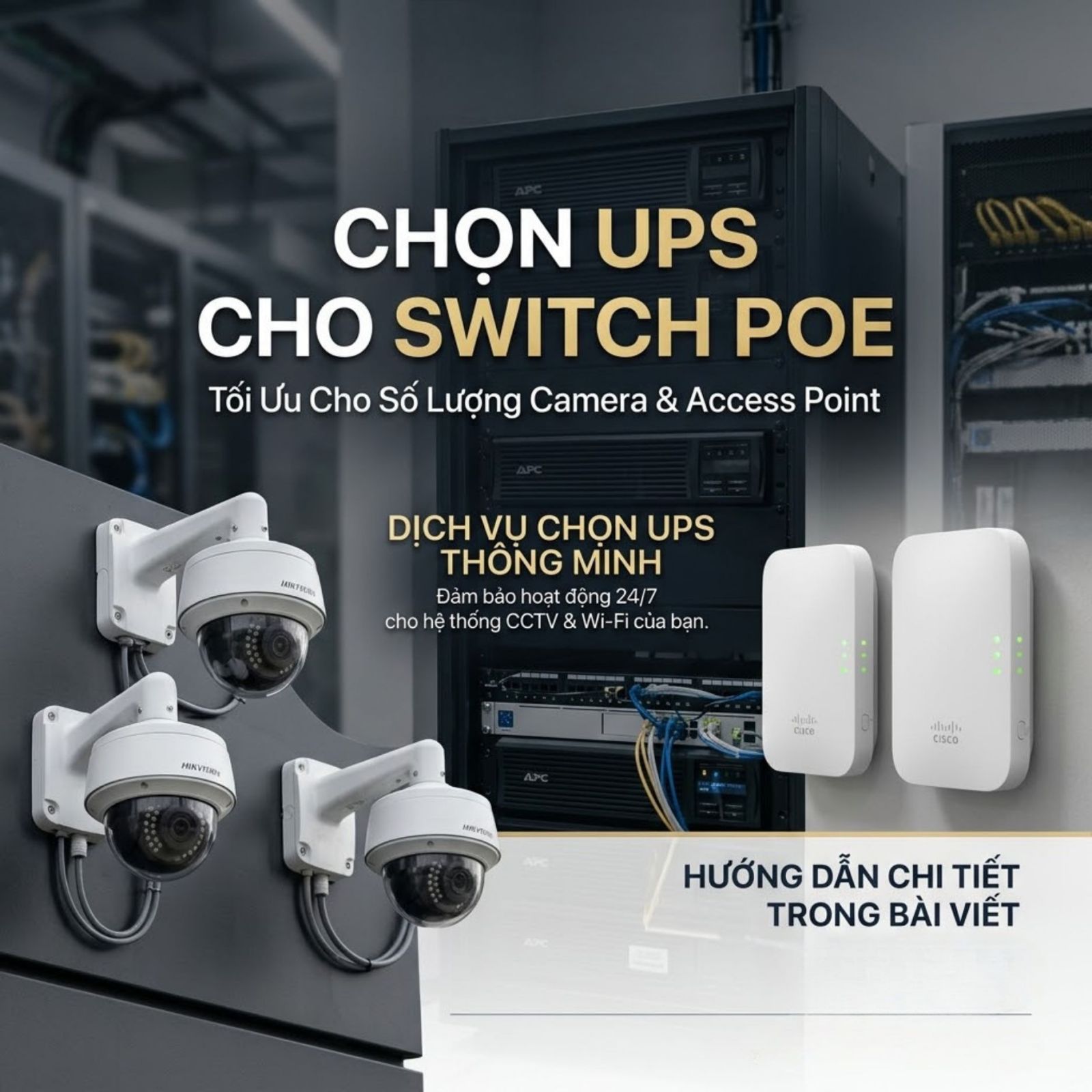 Bộ lưu điện cho swtich - Hợp Thành Thịnh