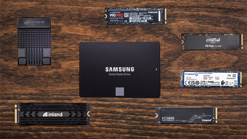 Ổ cứng SSD có những loại nào? Đâu là loại ổ cứng SSD nhanh nhất?