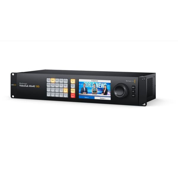 Blackmagic Videohub 40x40 12G – Bộ định tuyến video 12G-SDI dành cho hệ thống Broadcast chuyên nghiệp.