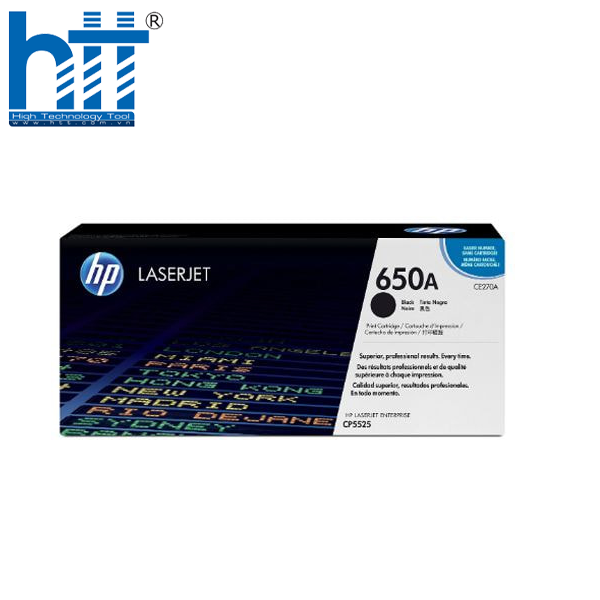 Hợp Thành Thịnh - Mực in HP 650A Black CE270A 