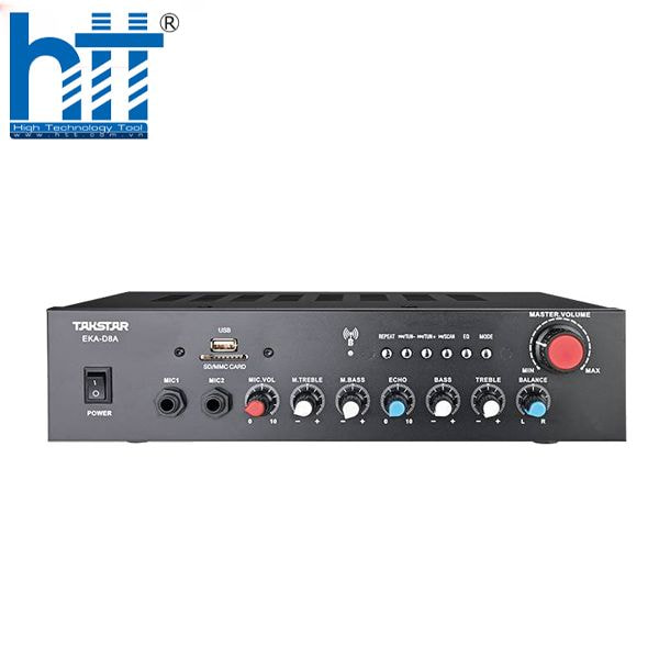 Amply EKA-D8A — 2×60W, lý tưởng cho phòng họp nhỏ