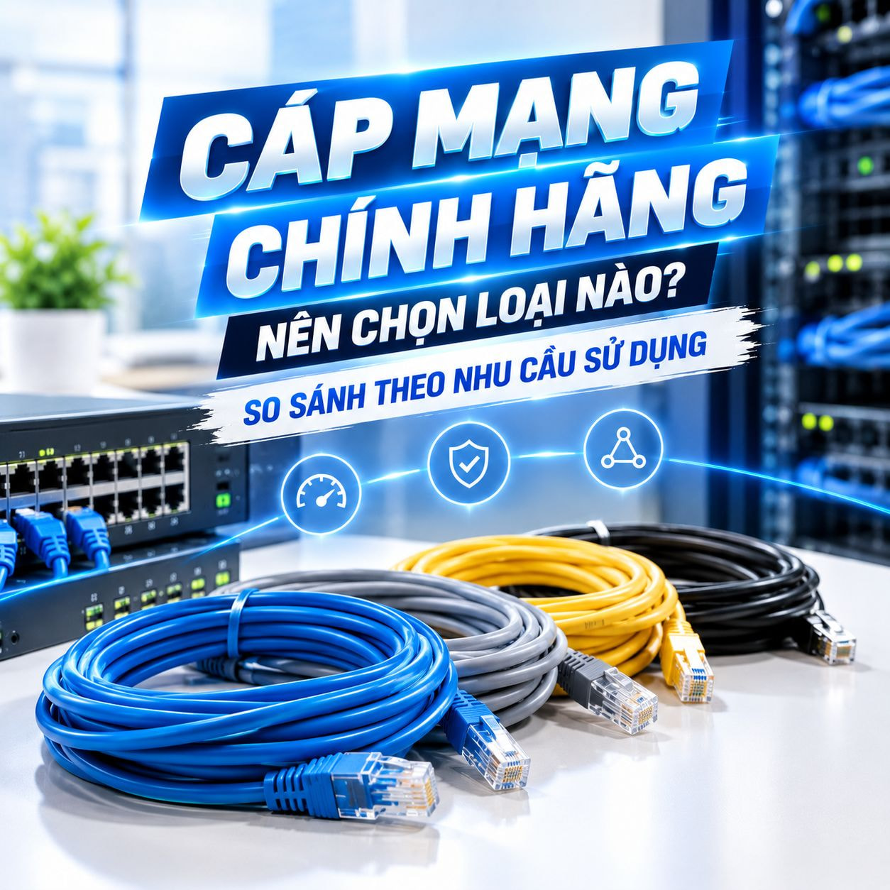 Dây cáp mạng chính hãng - Hợp Thành Thịnh