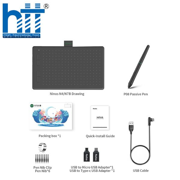 Hợp Thành Thịnh - Bảng vẽ điện tử Bảng vẽ điện tử Parblo Ninos N N7B