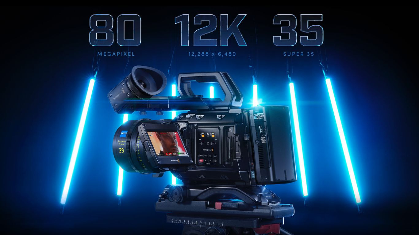 Quay 12K RAW, hỗ trợ 4K 240fps và Virtual Production chuyên sâu cùng Blackmagic URSA Mini Pro 12K OLPF.
