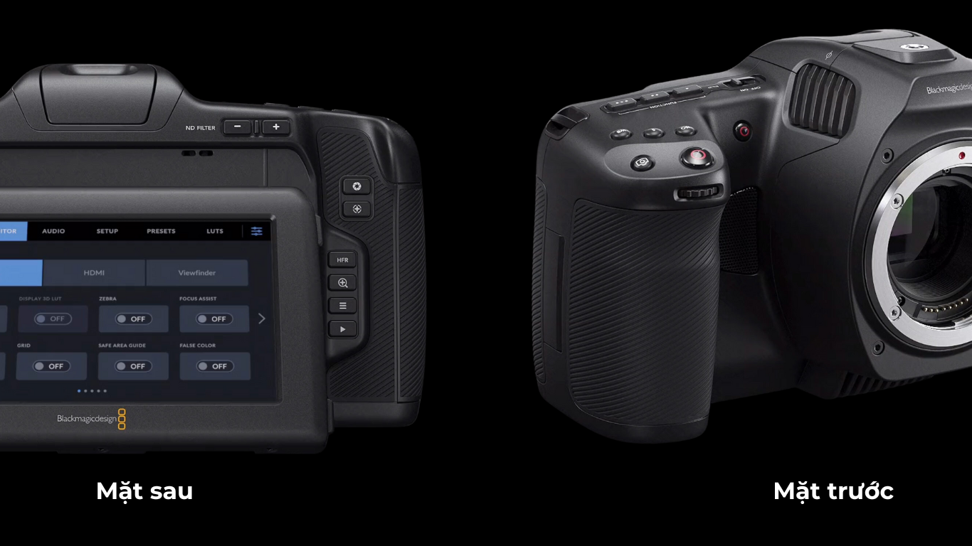 Khai phá sức mạnh quay RAW với Blackmagic Pocket Cinema Camera 6K Pro.