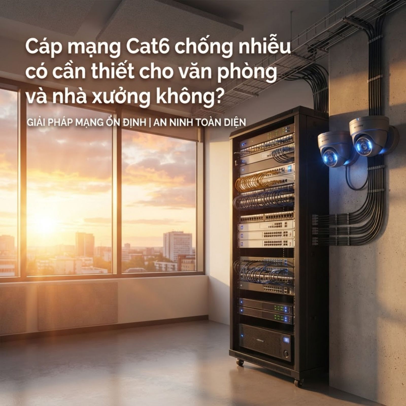 Cáp mạng cat6 chống nhiễu - Hợp Thành Thịnh