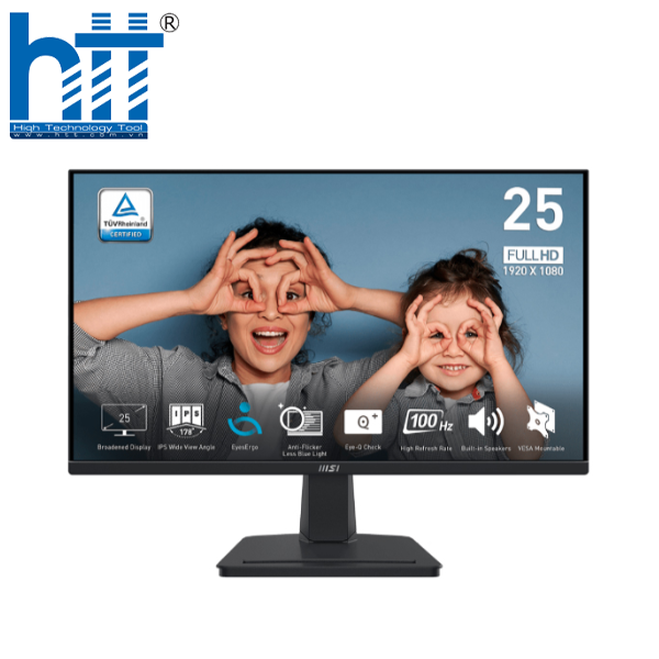 Hợp Thành Thịnh - Màn hình MSI PRO MP251 (24.5Inch/ Full HD/ 1ms/ 100HZ/ 300 cd/m2/ IPS/ Loa)