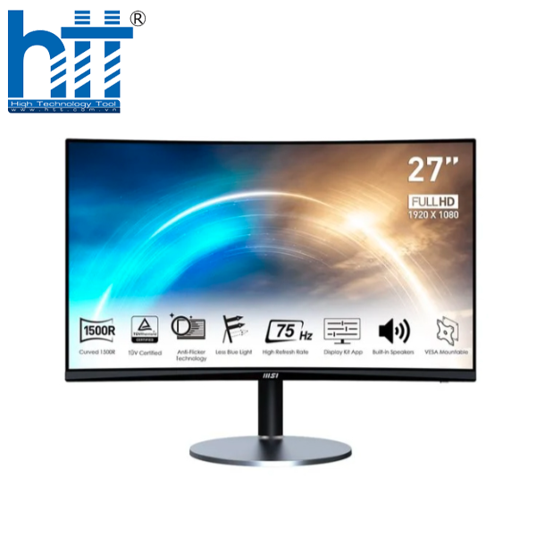 Hợp Thành Thịnh - Màn hình cong MSI PRO MP272C (27.0Inch/ Full HD/ 75HZ/ 250cd/m2/ VA/ Loa)