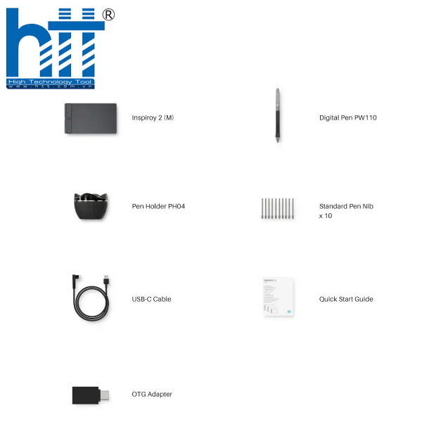 Hợp Thành Thịnh - Bảng vẽ cảm ứng HUION Inspiroy2-M H951P