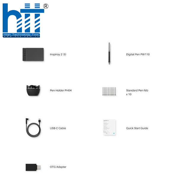 Hợp Thành Thịnh - Bảng vẽ cảm ứng HUION Inspiroy2-S H641PHợp Thành Thịnh - Bảng vẽ cảm ứng HUION Inspiroy2-S H641P