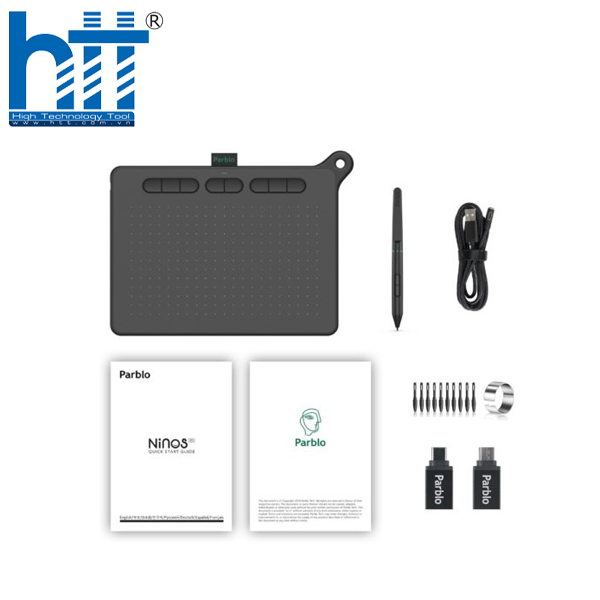 Bảng vẽ cảm ứng Parblo Ninos S  Small  - Hàng chính hãng