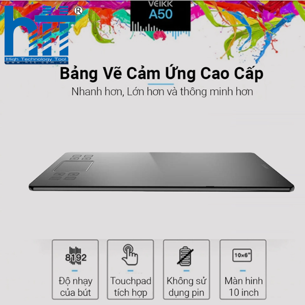 Hợp Thành Thịnh - Bảng vẽ điện tử Veikk A50 Touch