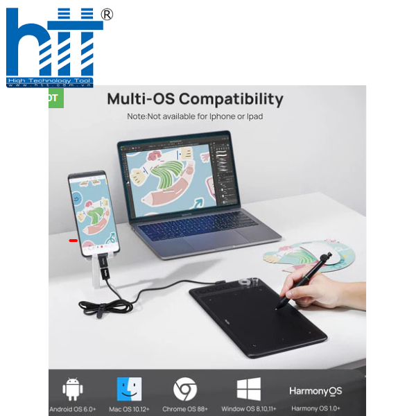 Hợp Thành Thịnh - Bảng vẽ cảm ứng Parblo Intangbo X7