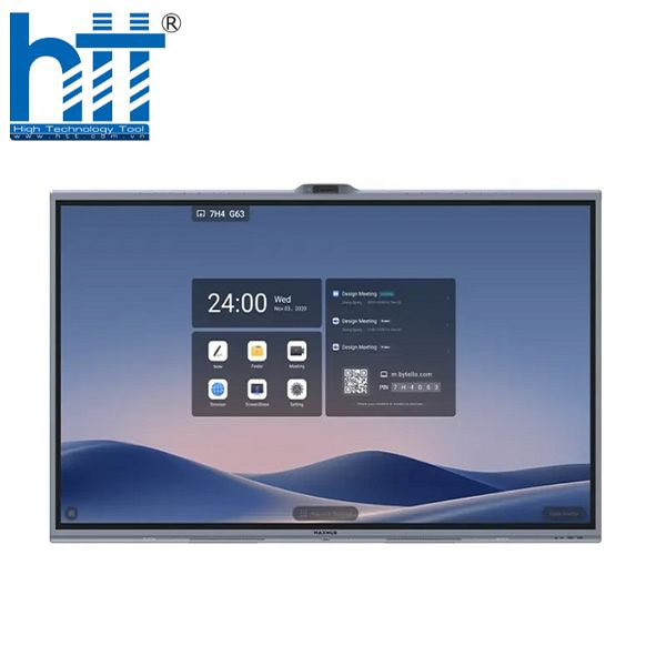 Màn hình tương tác MAXHUB V8650 V7 – thiết kế sang trọng, hiển thị 4K cực nét.