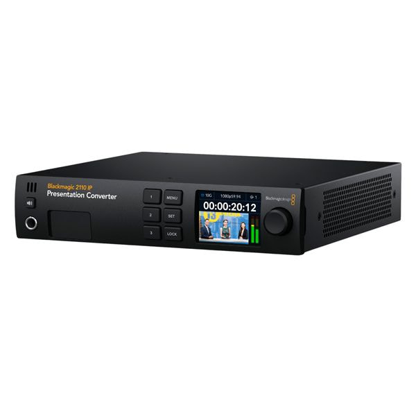 Blackmagic 2110 IP Presentation Converter – Giải pháp trình chiếu IP chuyên nghiệp cho hệ thống broadcast 4K hiện đại.