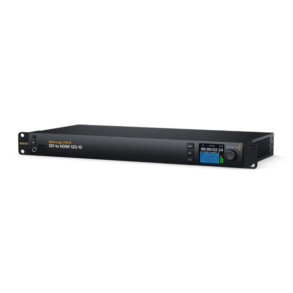 Blackmagic 2110 IP SDI to HDMI 12G – Giải pháp giám sát màu sắc chuẩn xác cho studio hậu kỳ chuyên nghiệp.