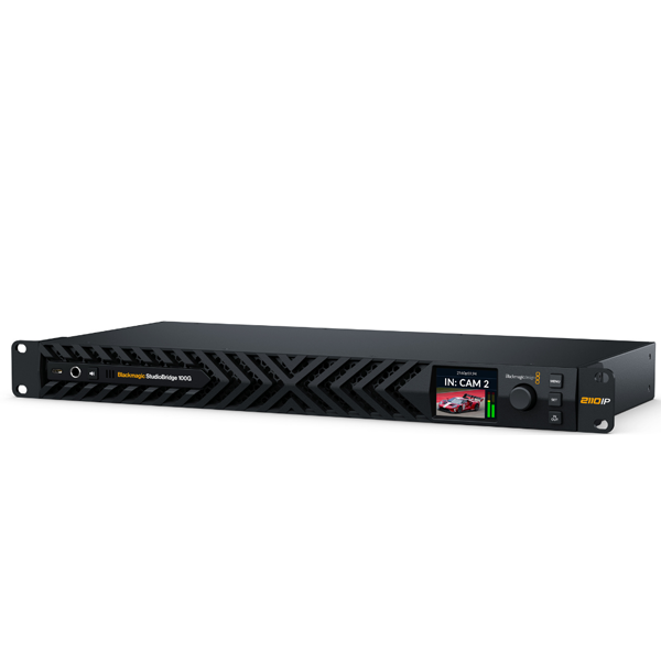 Blackmagic StudioBridge 100G – Giải pháp bridge Ethernet 100G chuyên nghiệp cho broadcast IP hiện đại.