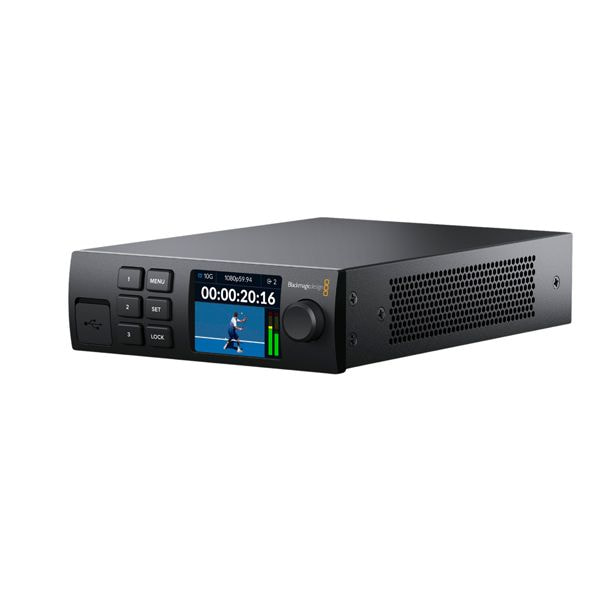 Nâng cấp hệ thống truyền hình IP với Blackmagic 2110 IP Converter 3x3G – Ethernet 10G và hỗ trợ NMOS mạnh mẽ.