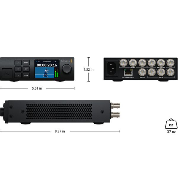 Hỗ trợ 3 kênh 3G-SDI độc lập cho production và livestream chuyên nghiệp.