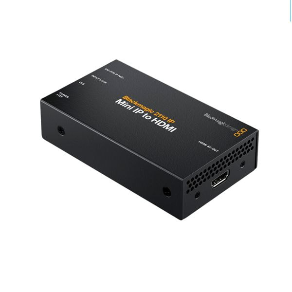 Tối ưu hệ thống broadcast IP với Blackmagic 2110 IP Mini IP to HDMI