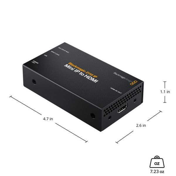 Thiết kế nhỏ gọn, hỗ trợ PoE++ và hiển thị 4K sắc nét.