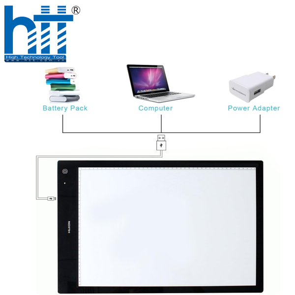 Hợp Thành Thịnh - Hình ảnh chụp sản phẩm Thông số kỹ thuật Bảng vẽ điện tử Huion LED LB4 Duo 