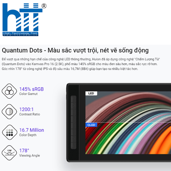 Hợp Thành Thịnh -  Bảng vẽ điện tử Huion Kamvas Pro 16