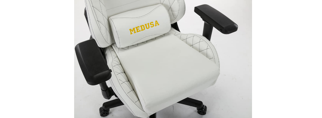 Ghế Gaming E-Dra Medusa White (EGC209) sử dụng chất liệu da PU cao cấp