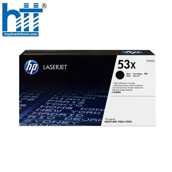Hợp thành Thịnh-Mực in HP 53X High Yield Black Contract Original LaserJet Toner Cartridge - Q7553XC