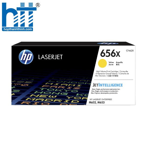 HỢP THÀNH THỊNH -Mực in HP 656X High Yield Yellow Original LaserJet Toner Cartridge CF462XC