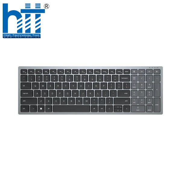 Bàn phím không dây Dell KB740 – nhỏ gọn, đa thiết bị.