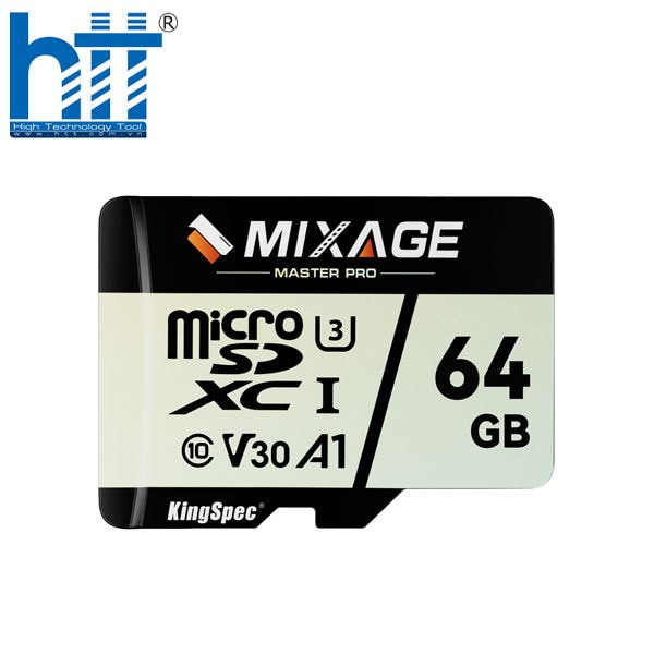 Thẻ nhớ Kingspec Mixage 64G - MTAY064C tốc độ cao, bền bỉ.