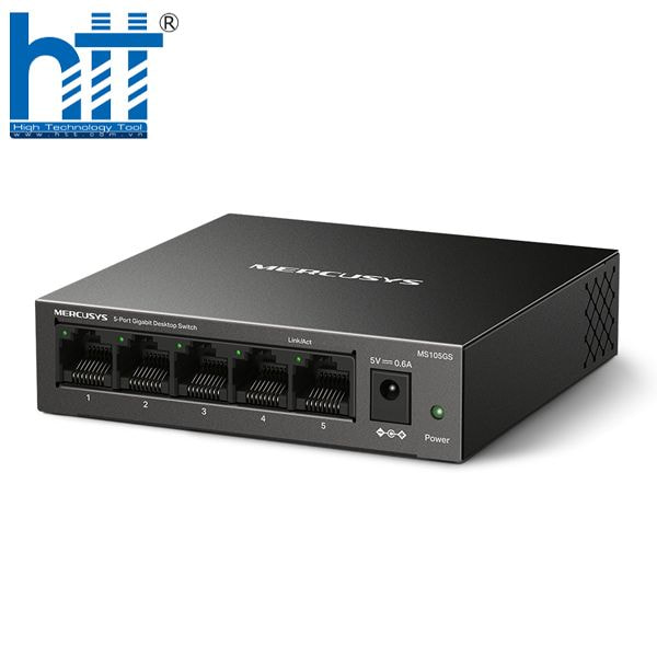 Switch Mercusys MS105GS – Nhỏ gọn, mạnh mẽ