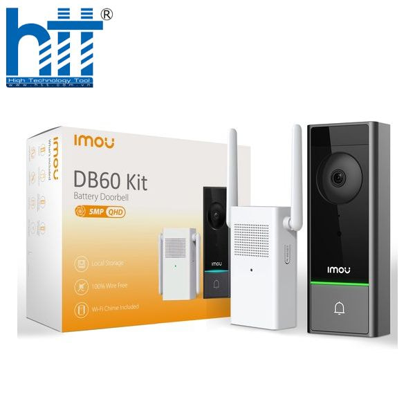 Imou DB60 Kit – Chuông cửa wifi gọi video 2 chiều hiện đại.
