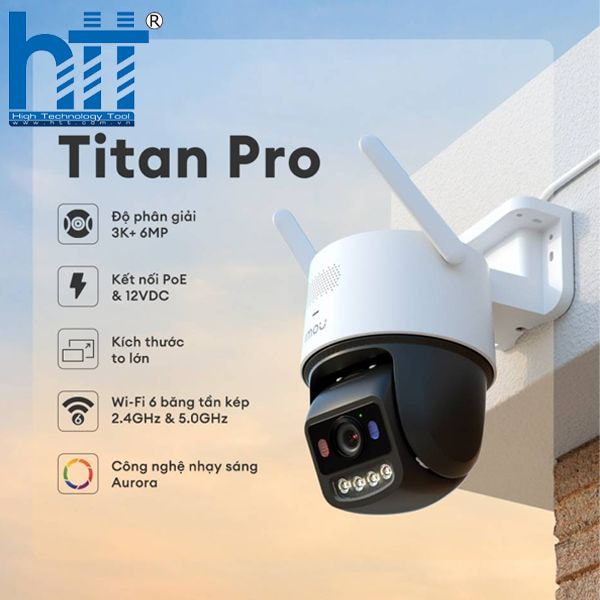 Imou Titan Pro IPC-U7LP-6V0NE – Camera AI thông minh, chống nước IP67  Giải pháp an ninh 4K với Camera Imou Titan Pro IPC-U7LP-6V0NE