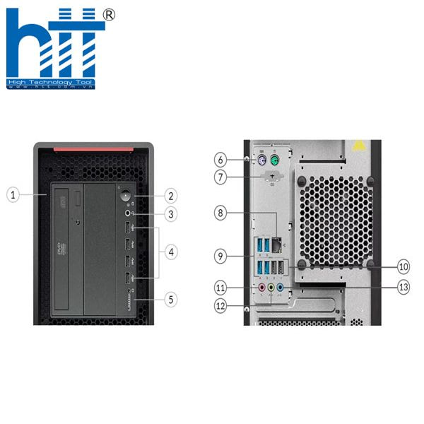 Cấu hình Lenovo P520: Xeon W-2223, RAM 16GB, VGA T1000 8GB