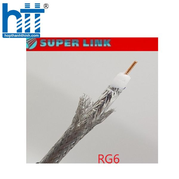 Cáp đồng trục Supperlink RG6 2 lớp chống nhiễu - Hợp thành thịnh