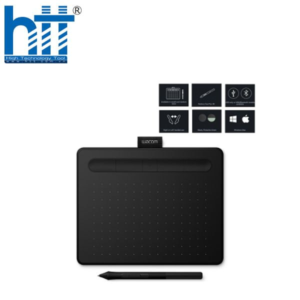 Hợp Thành Thịnh - Bảng Vẽ Wacom Intuos M, Bluetooth, Black CTL-6100WL