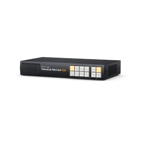 Blackmagic Videohub Mini 8x4 12G tích hợp tính năng Clean Switch độc lập trên từng đầu ra