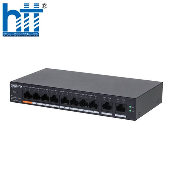 Switch PoE 10 port DH-CS4010-8ET-60