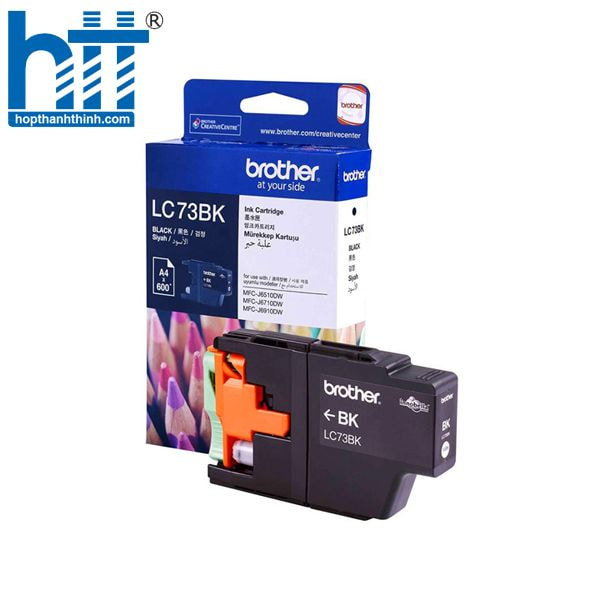 Mực in phun đen Brother LC-73BK– Bản in rõ nét, chuyên nghiệp.