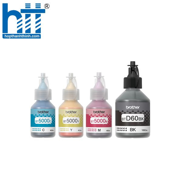 Mực Brother BT5000C/M/Y – Sắc màu bền đẹp cho mọi bản in.
