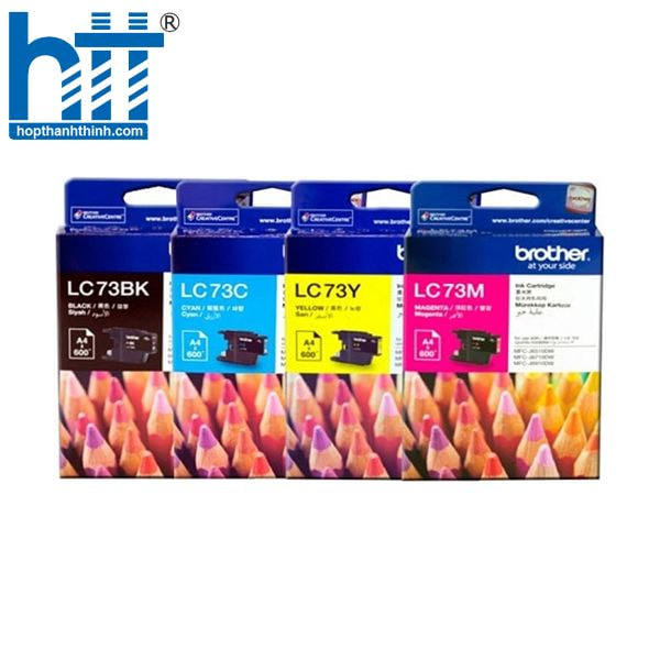 Mực màu Brother 600 trang – in sắc nét, màu chuẩn.