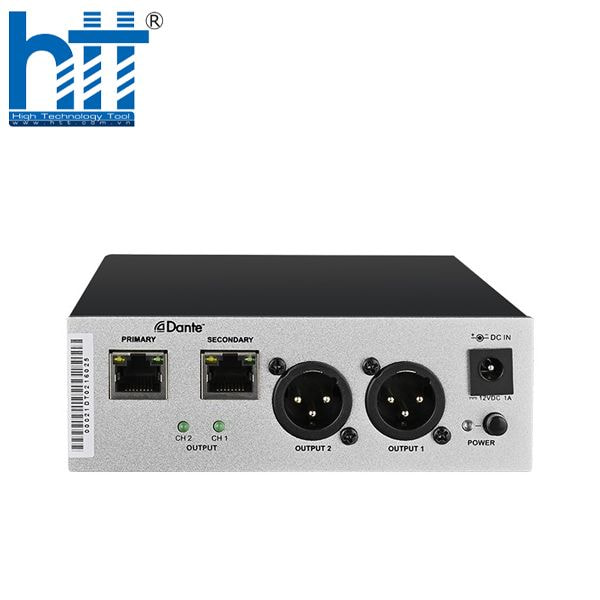 Thiết bị kết nối âm thanh DT-2 Dante cho hội nghị trực tuyến