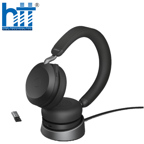 Hợp Thành Thịnh - Tai nghe Jabra Evolve2 75 Link380a UC Stereo Stand Black