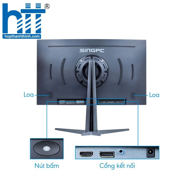 Thiết kế cong R1500, trải nghiệm hình ảnh đắm chìm.
