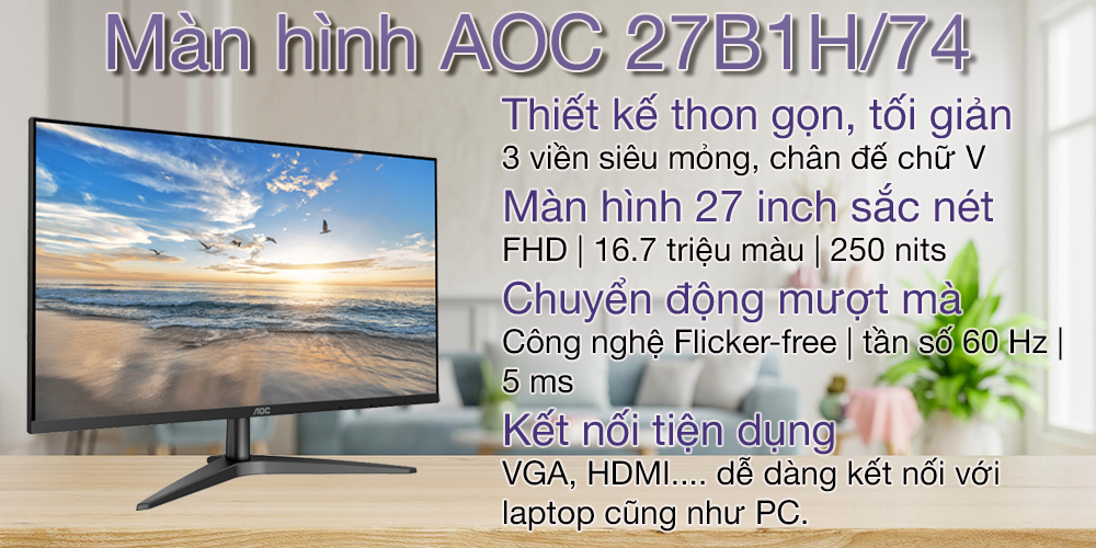 Màn hình AOC 27B1H/74 1