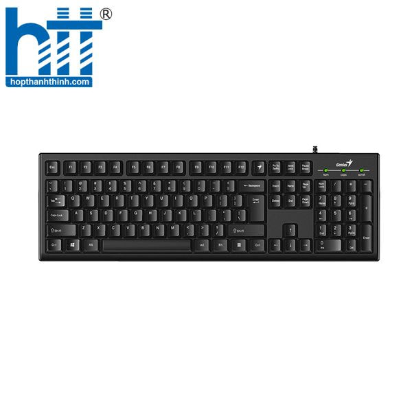 Bàn phím có dây Genius Smart KB-100 – thiết kế full-size tiện dụng.