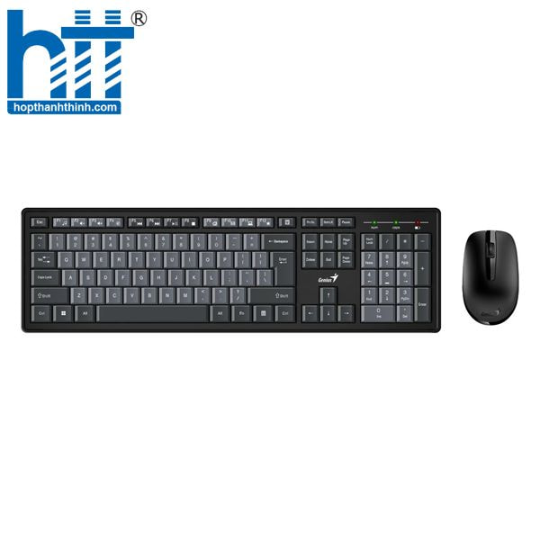 Bộ phím chuột không dây Genius KM-8200 – gọn nhẹ, tiện lợi cho mọi không gian.